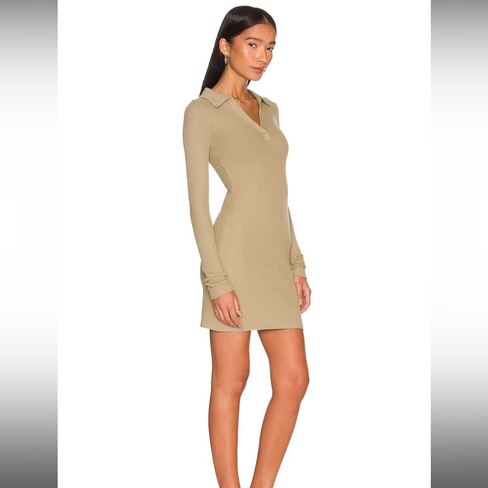 The Range Long Sleeve Polo Mini Dress - Picture 2 of 6
